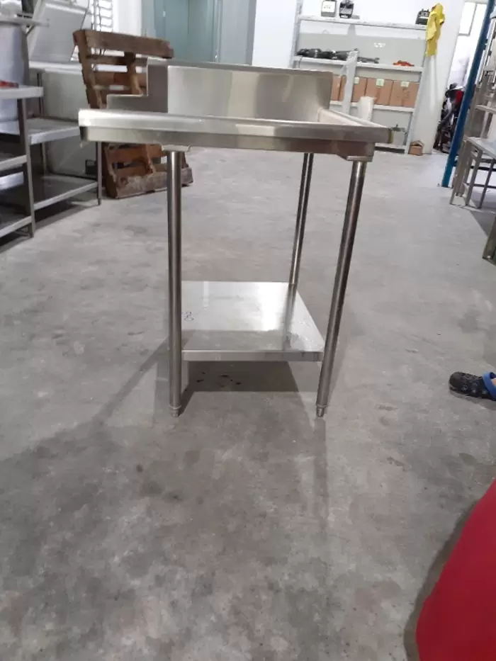 RM500 Stainless steel dishwasher 2 tier table