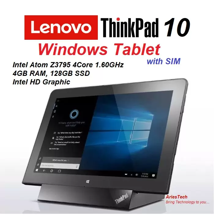 Lenovo ThinkPad 10 Windows Tablet with SIM