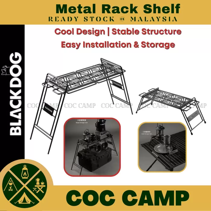 RM97 Blackdog Metal Premium Matte Black Rack Shelf